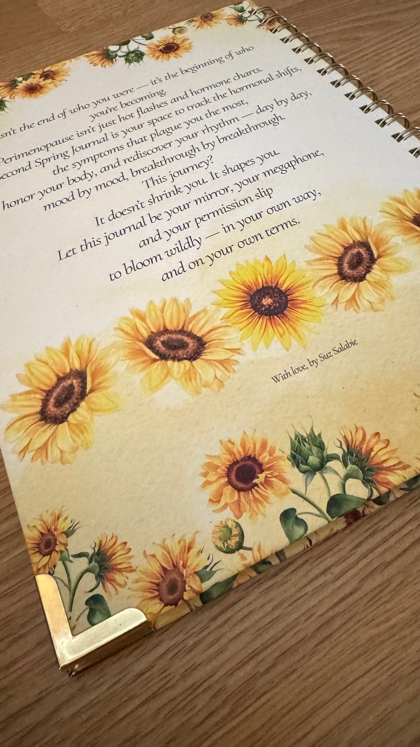 The 2nd Spring Journal - A Wellness Journal for (Peri)menopausal Women.